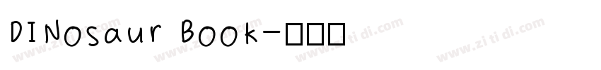 DINosaur Book字体转换